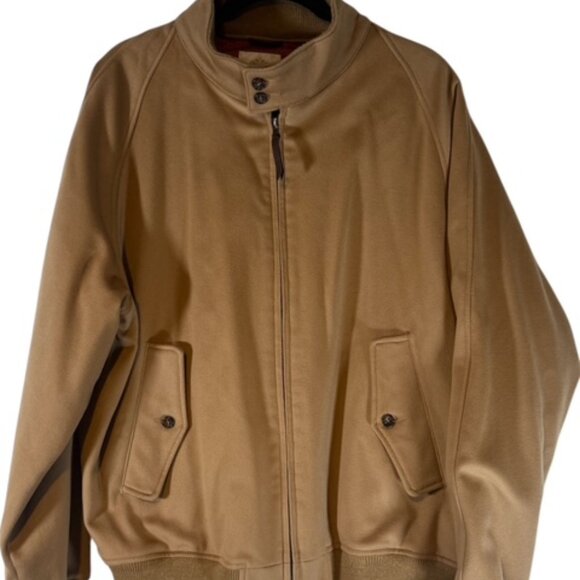 Maus & Hoffman XL Loro Piana Wool Barracuda Jacket Camel Old Money - Picture 9 of 16